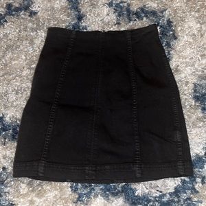 Free people denim skirt
